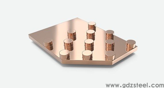 用于航空航天的机加工铜零件