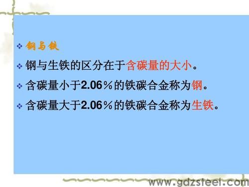 钢材知识