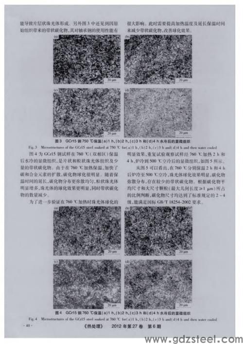gcr15球化退火