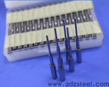 在不锈钢上冲1毫米的圆孔冲头用什么材料更好? 在不锈钢上冲1毫米的圆孔冲头用什么材料更好?